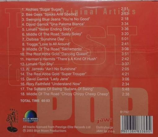 The Best Of Pop - Original Artists