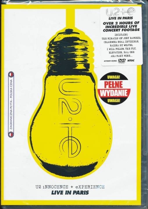 Okładka U2 - iNNOCENCE + eXPERIENCE Live in Paris (PL)