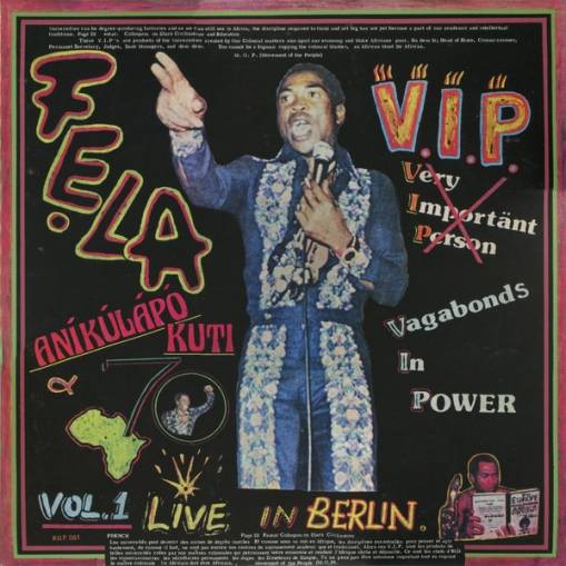 Okładka Kuti, Fela - V.I.P. LP