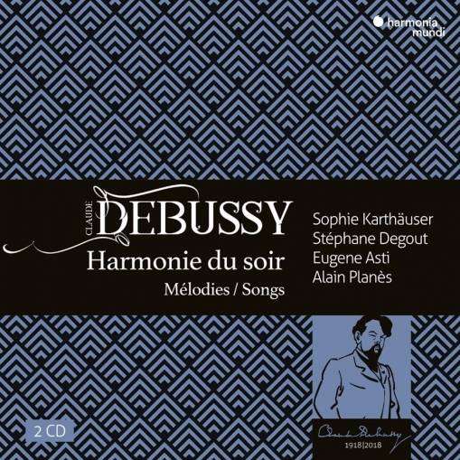 Okładka Debussy - Melodies Karthauser Degout Asti Planes
