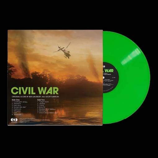 Okładka Ben Salisbury Geoff Barrow - Civil War OST LP