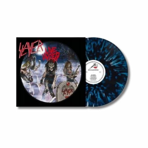 Okładka Slayer - Live Undead LP BLUE WHITE