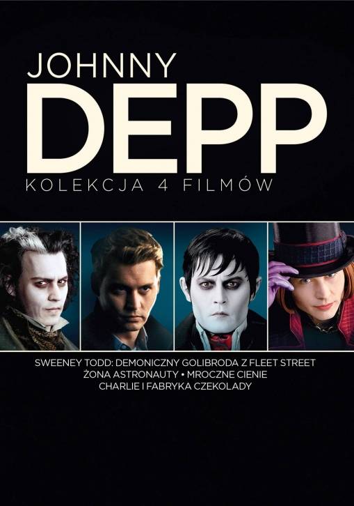 Okładka VARIOUS - JOHNNY DEPP KOLEKCJA (4DVD)