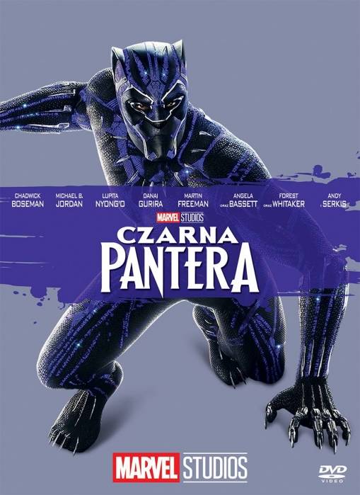 Okładka Ryan Coogler - CZARNA PANTERA (DVD) KOLEKCJA MARVEL