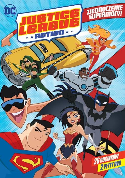 Okładka VARIOUS - DC JUSTICE LEAGUE: ACTION. SEZON 1, CZĘŚĆ 1 (2DVD)