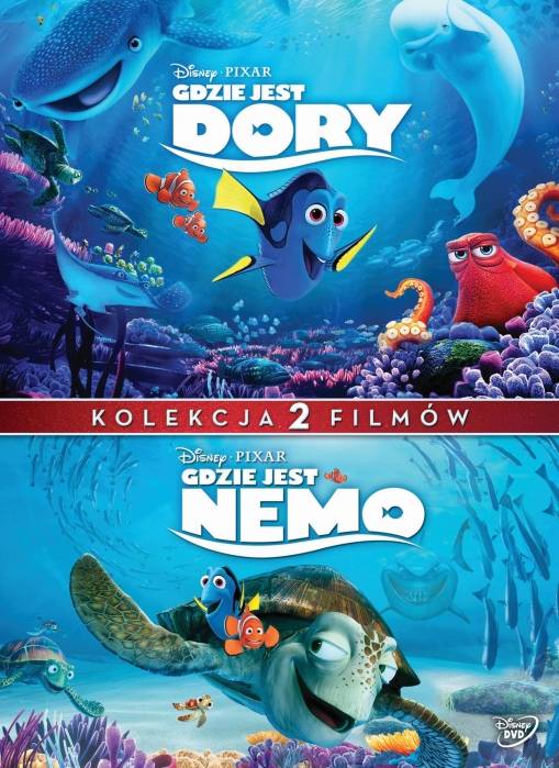 Okładka VARIOUS - GDZIE JEST DORY/GDZIE JEST NEMO - PAKIET 2 FILMÓW (2DVD)