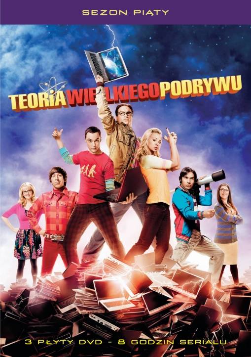 Okładka Chuck Lorre - TEORIA WIELKIEGO PODRYWU, SEZON 5 (3 DVD)