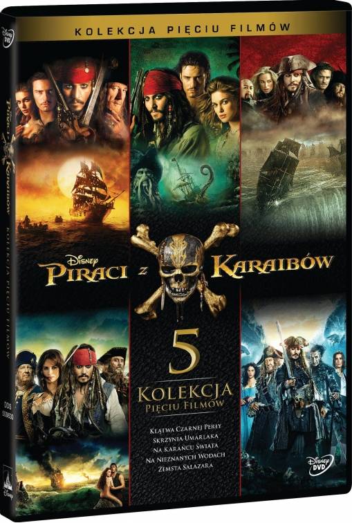 Okładka VARIOUS - PIRACI Z KARAIBÓW PAKIET 1-5 (5DVD)