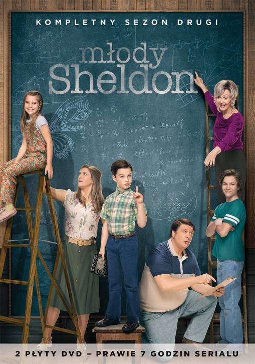 Okładka Chuck Lorre - MŁODY SHELDON, SEZON 2 (2 DVD)