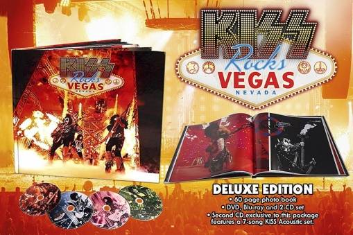 KISS ROCKS VEGAS (DVD, BLU-RAY, 2CD) LTD.