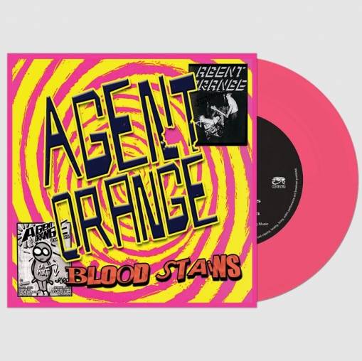Okładka Agent Orange - Bloodstains 7" VINYL PINK