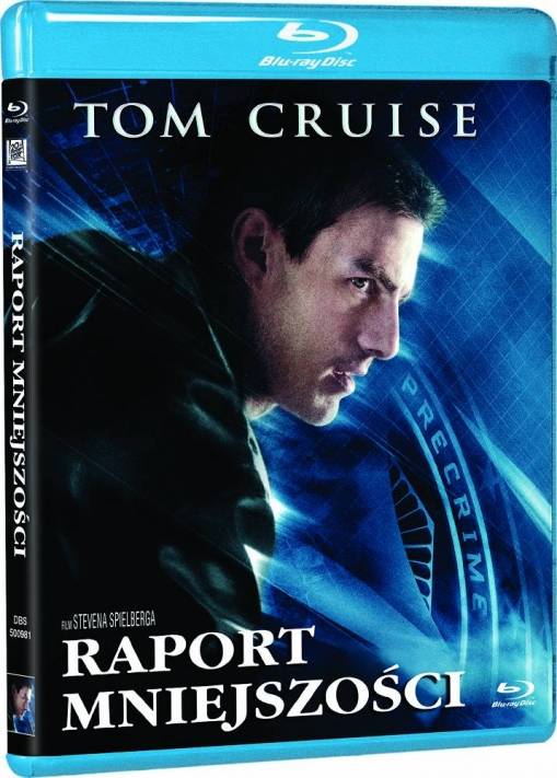Okładka Steven Spielberg - RAPORT MNIEJSZOŚCI