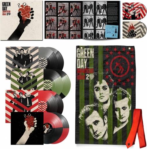 Okładka GREEN DAY - AMERICAN IDIOT (LIMITED COLOUR VINYL, 8 LP + 2 BLU-RAY)