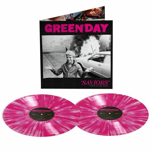 Okładka GREEN DAY - SAVIORS (LIMITED PINK & WHITE VINYL)