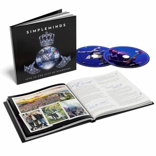 Okładka SIMPLE MINDS - LIVE IN THE CITY OF DIAMONDS (2CD MEDIA BOOK)