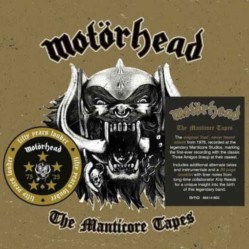Okładka MOTORHEAD - THE MANTICORE TAPES (DIGISLEEVE)