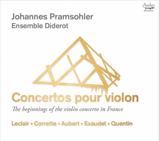 Okładka Johannes Pramsohler Ensemble Diderot - Concertos Pour Violon