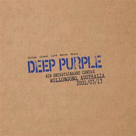 Okładka Deep Purple - Live In Wollongong 2001