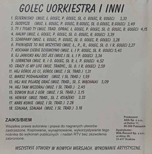 Golec uOrkiestra i Inni [NM]