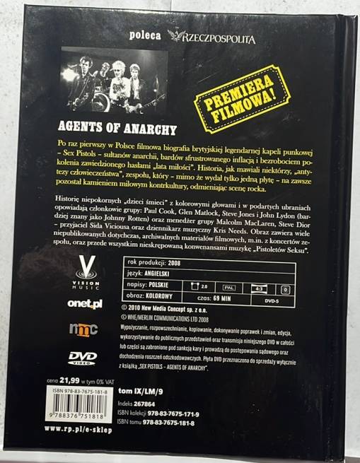 Agents of Anarchy Sex Pistols [NM]
