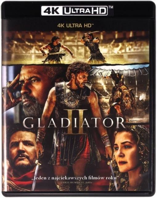 Okładka Ridley Scott - GLADIATOR II (BD 4K)