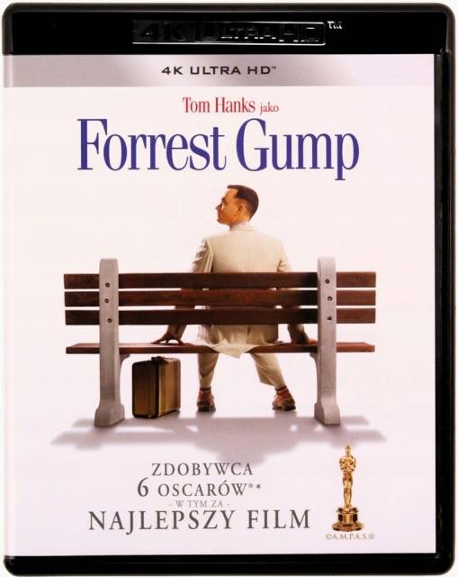Okładka Robert Zemeckis - FORREST GUMP (BD 4K)