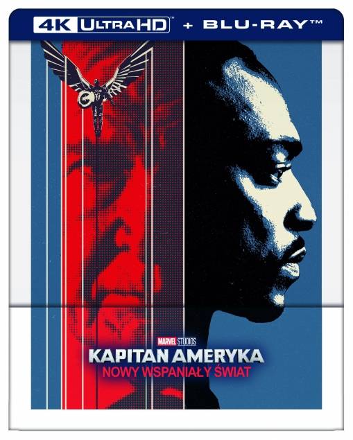 Okładka Julius Onah - KAPITAN AMERYKA: NOWY WSPANIAŁY ŚWIAT (2BD 4K) STEELBOOK