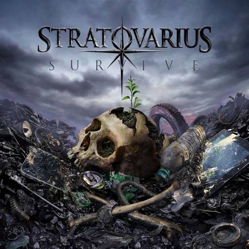 Okładka Stratovarius - Survive LP BLUE CURACAO