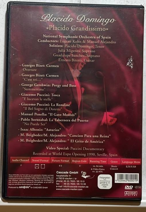 In Concert (Placido Grandissimo) [NM]