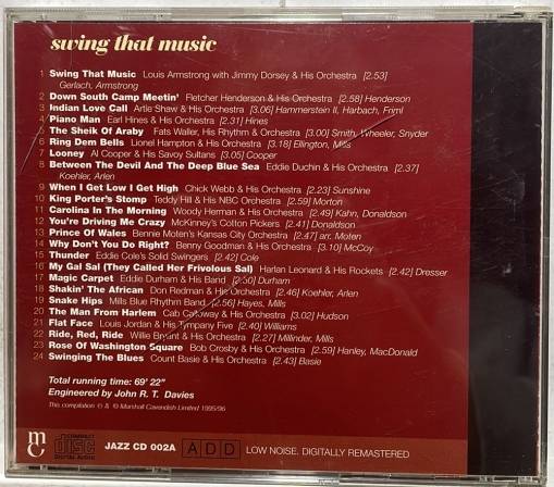 JAZZ GREATS SWING THAT MUSIC [NM]