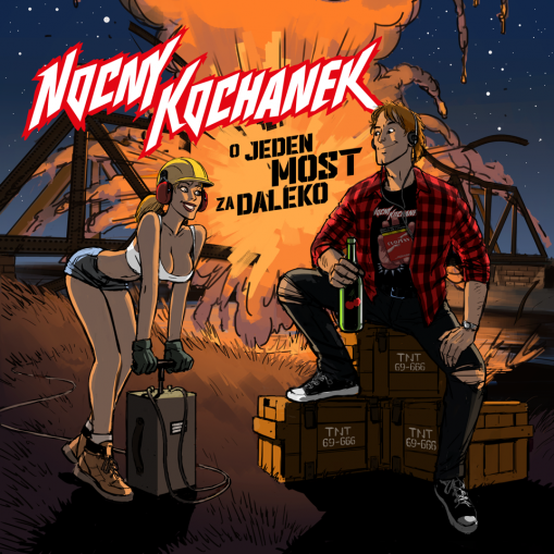 Okładka Nocny Kochanek - O Jeden Most za Daleko LP ORANGE