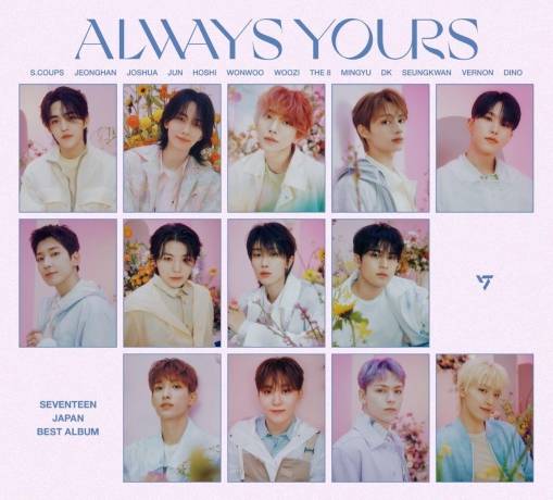 Okładka SEVENTEEN - SEVENTEEN JAPAN BEST ALBUM (ALWAYS YOURS) LTD A (2CD +BOOK A)
