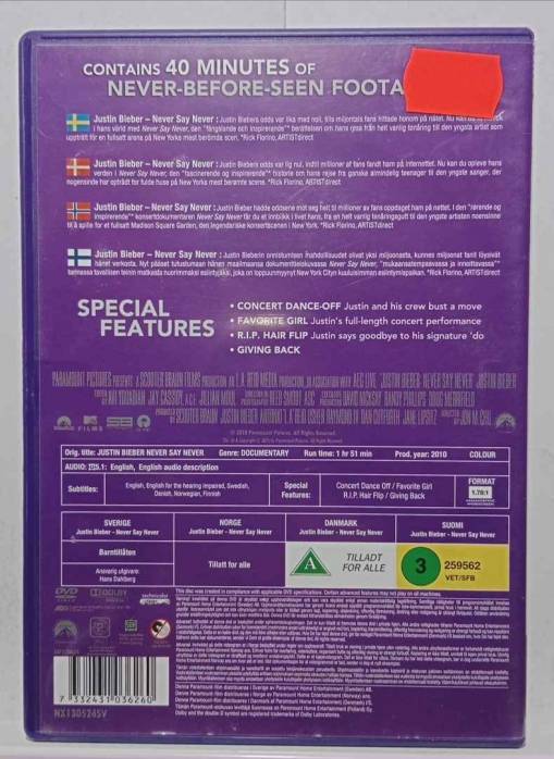 Never Say Never [NM]