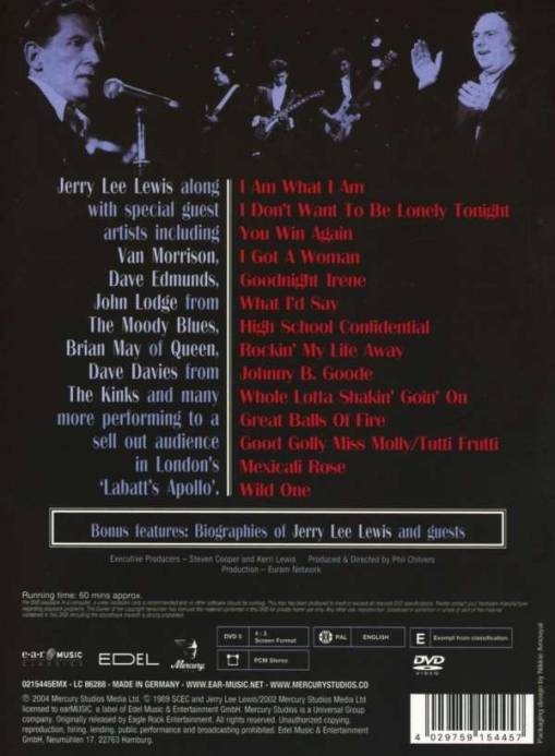 Jerry Lee Lewis And Friends DVD
