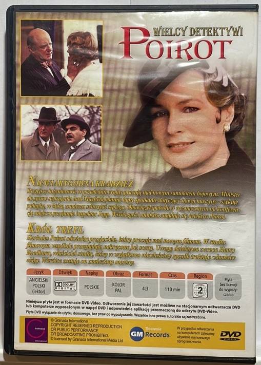 Poirot Wielcy Detektywi Niewiarygodna kradzież Król Trefl [NM]